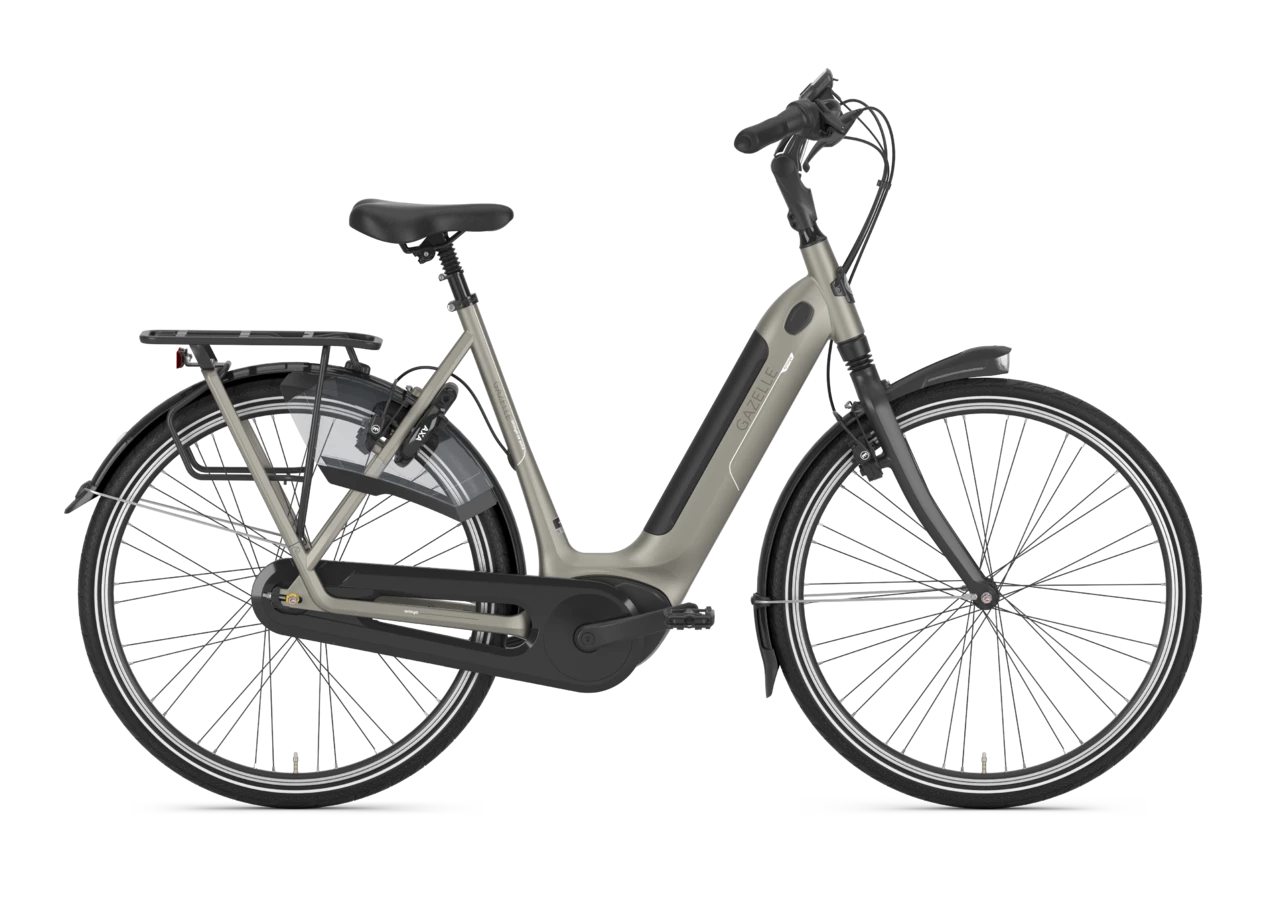 Gazelle Arroyo C8 HMB Elite Dame 2023 - Grå/Brun