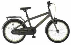 Everton Miniz 18 Tommer Hjul, Drengecykel, Matt Platinum W/green