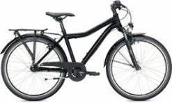 26" Drengecykel Med 7 Gear Og Nav Lys For Og Bag - Falter FX 607 ND - Sort