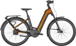 Bergamont E-Ville Pro Belt Premium 2022 - Sort/Orange