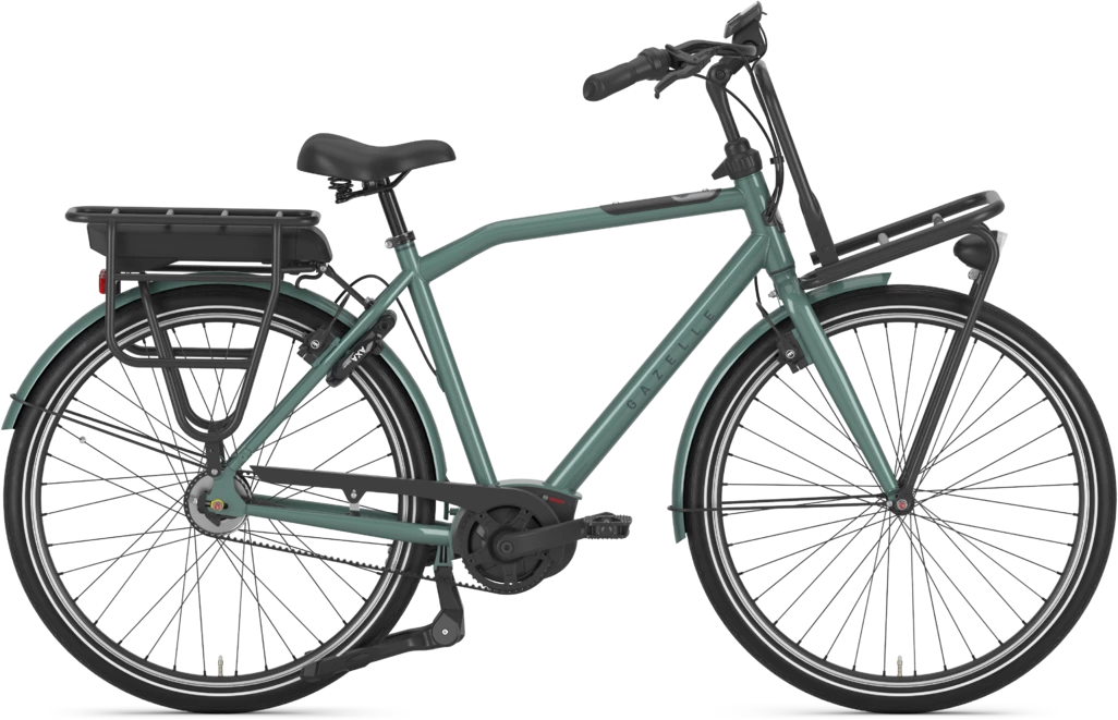 Gazelle HEAVYDUTYNL C5 HMB Belt 300wh Herre 2022 - Grøn