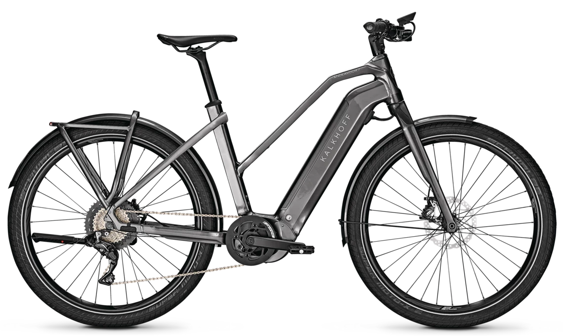 Kalkhoff ENDEAVOUR 7.B PURE Dame 2021 - Grå/Sort