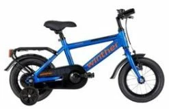 Winther 150 Alu 12" Mat Blå-Orange Drengecykel